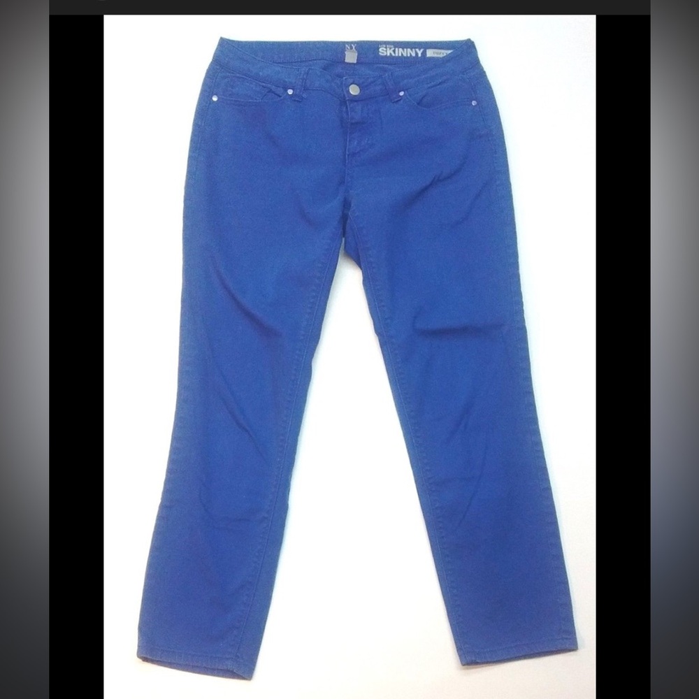 New York & Company Deep Blue Jean Leggings